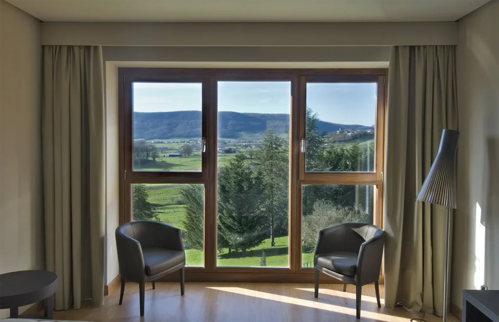 vistas desde la habitación del hotel