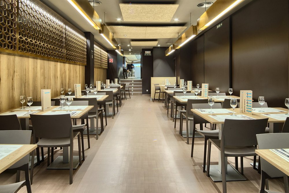 Zona del comedor del restaurante