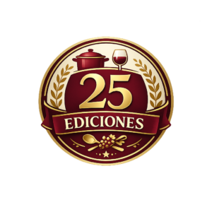 logo 25 ediciones de la Semana de la Cazuelica y el vino D.O. Navarra