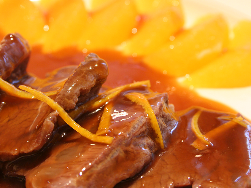 Plato de carne del Restaurante Richard de Estella