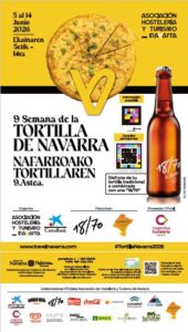 Cartel de la 9ª Semana de la Tortilla de Navarra