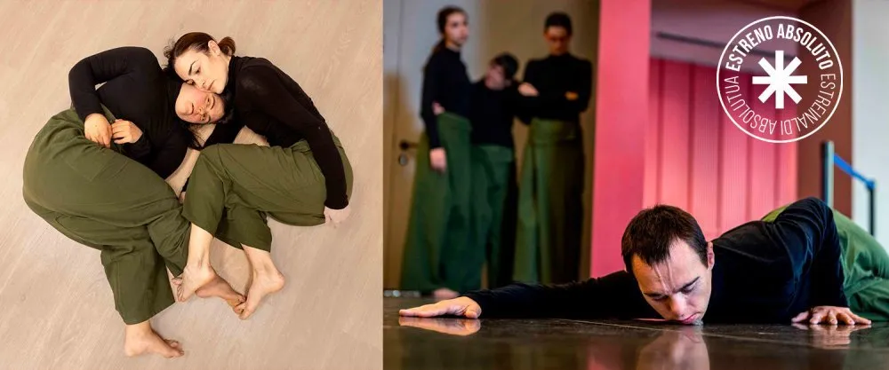 Escena de Ciclos efímeros, los cuerpos hablan a través del lenguaje corporal