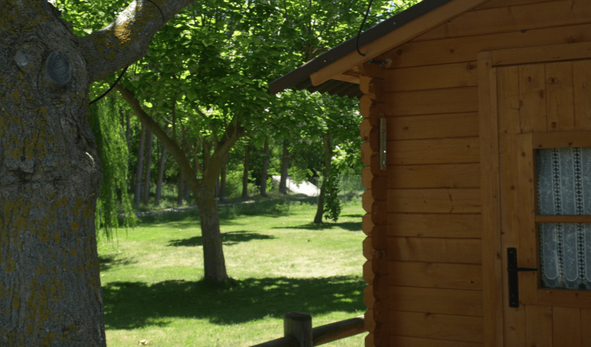 Detalle Bungalow Camping Riezu