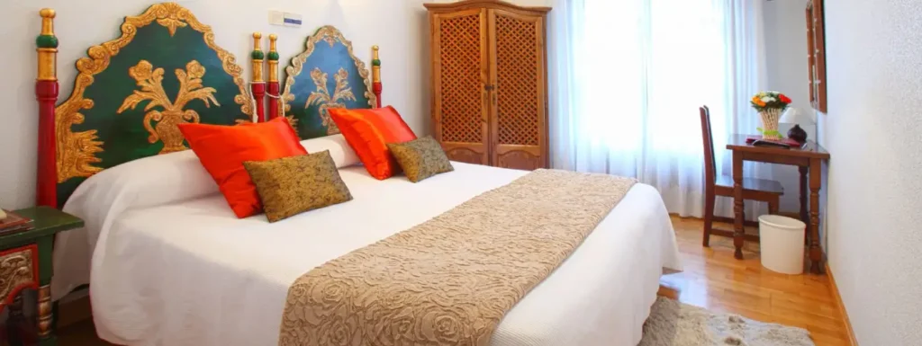 Habitación doble del Hotel Merindad de Olite