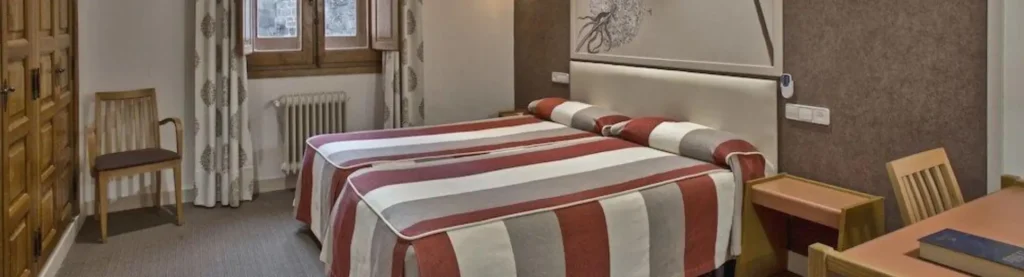 habitación doble con camas individuales