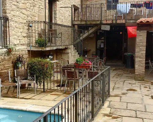 entrada al hostal pata de la oca