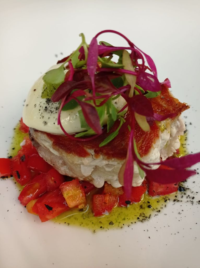 Plato del Restaurante La Huerta de Chicha