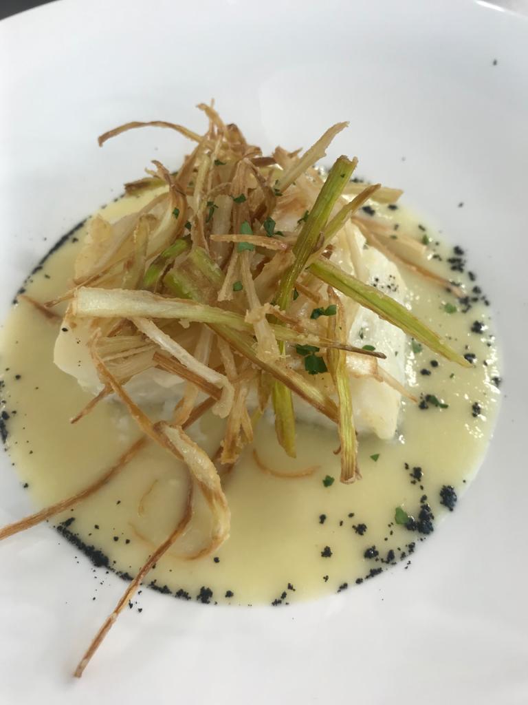 Plato del Restaurante La Huerta de Chicha