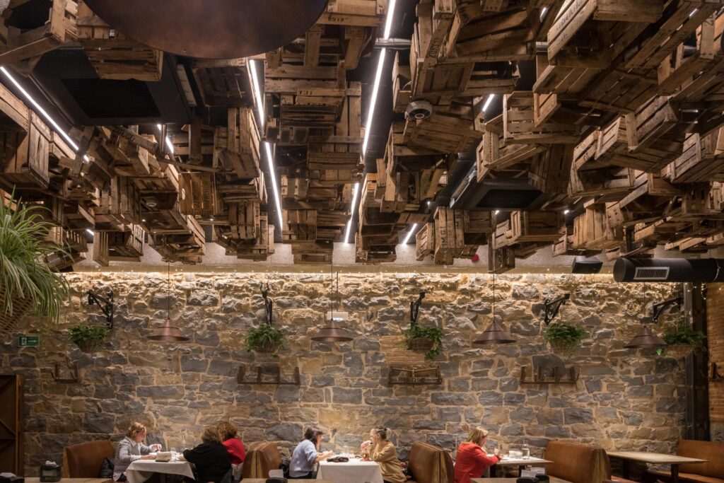 Techo del Restaurante La Huerta de Chicha