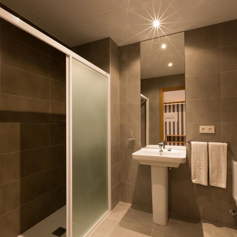 Baño de las habitaciones