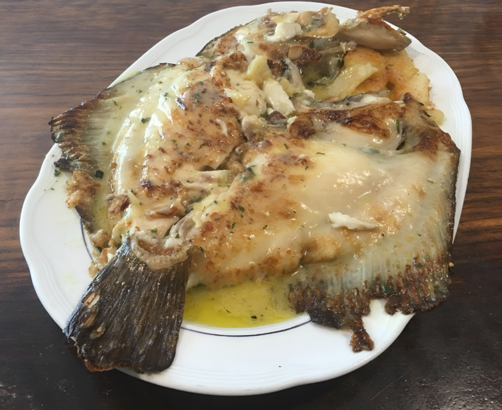 Rodaballo al horno