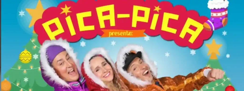 Cartel Pica Pica festival infantil y musical en Navidad