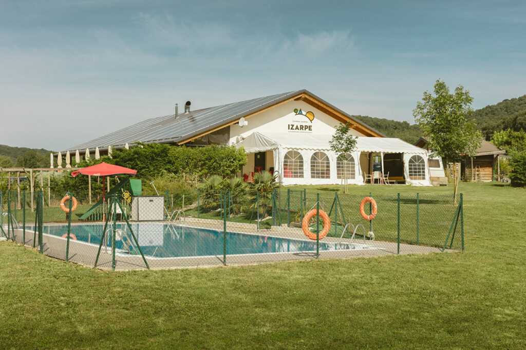 Vista general Camping Izarpe