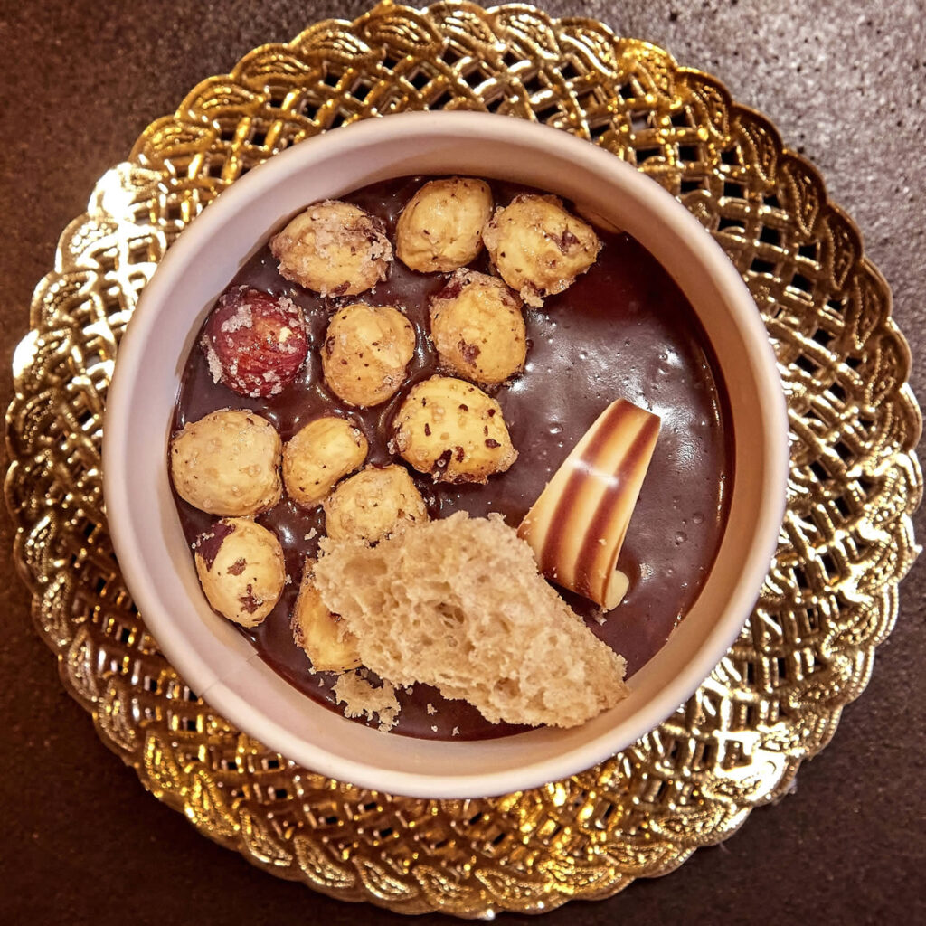 Plato gastronomia Restaurante Palacio Castillo de Gorraiz