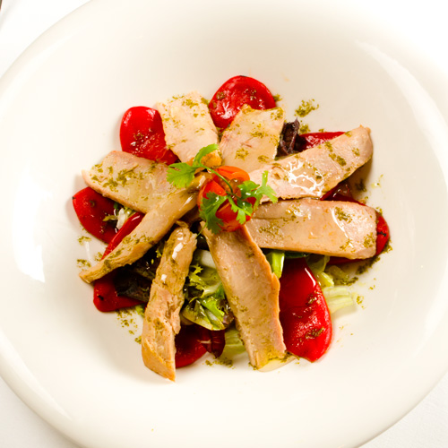 Plato de Carta del Restaurante Merindad de Olite