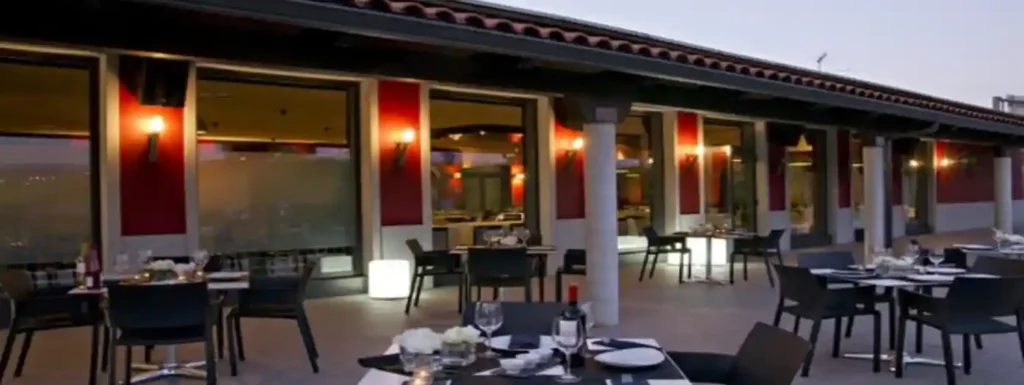 Terraza del Restaurante La Hacienda de Mutilva