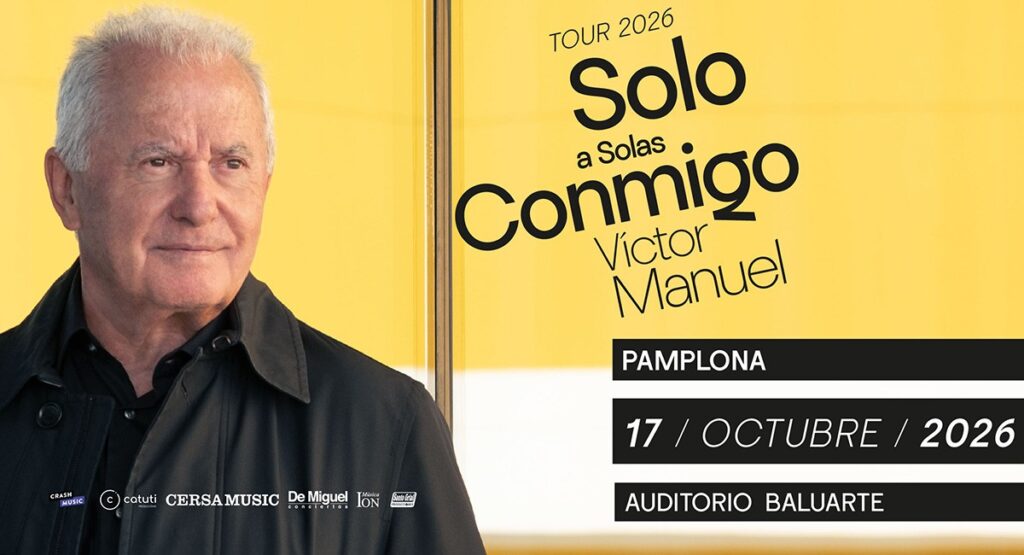 Cartel concierto de Víctor Manuel