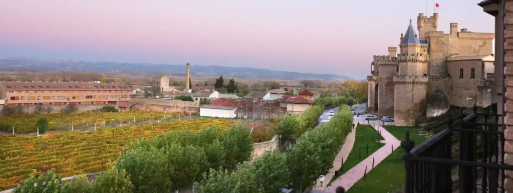 Vistas desde la habitación del Hotel Merindad de Olite