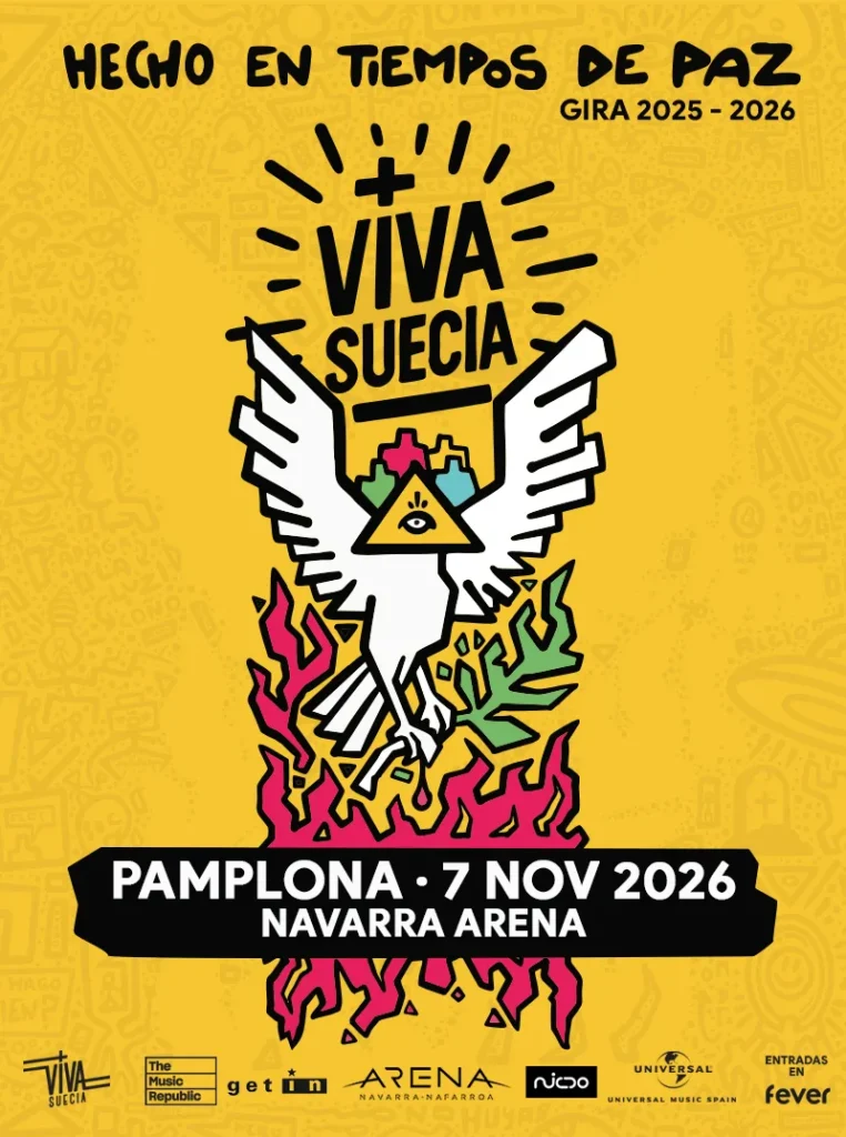 Cartel Viva Suecia