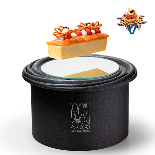 Es una versión de nuestra cazuelica tradicional de vaca betizu en formato pincho, utilizando técnicas de fermentación alimentaria.
