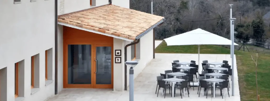 terraza de la cafetería