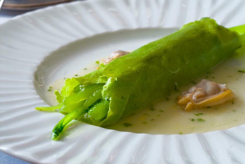 Crepes de borraja del Restaurante Tubal de Tafalla