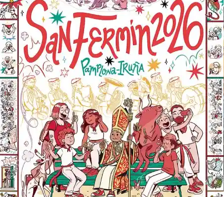 Cartel San Fermín 2026