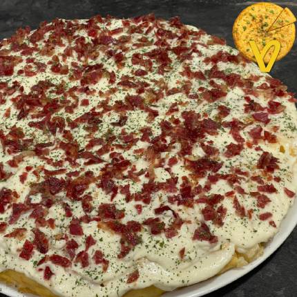 Tortilla de patata con alio oli de la Cafetería La Crepa de Pamplona