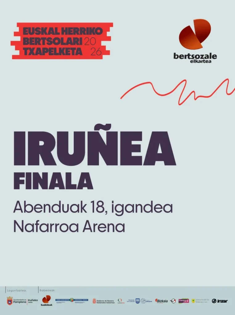 Cartel Final del Campeonato de Bertsolaris