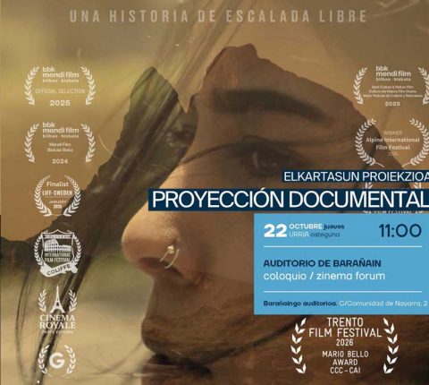 Cartel Proyección documental sustraiak