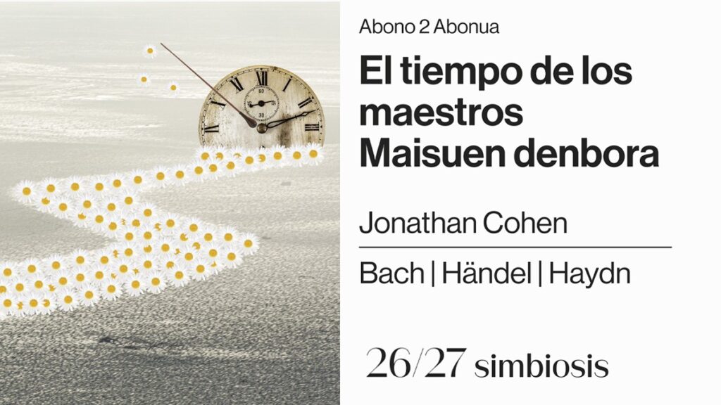 Orquesta Sinfónica de navarra cartel de El tiempo de los maestros Maisuen denbora