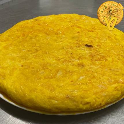 Tortilla de patata tradicinal de la Cafetería Elizalde de Pamplona