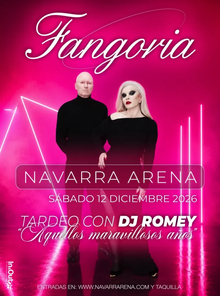 Cartel publicitario actuación fangoria