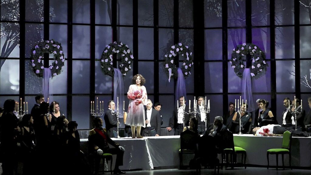 escena de la opera lucia di lammermoor