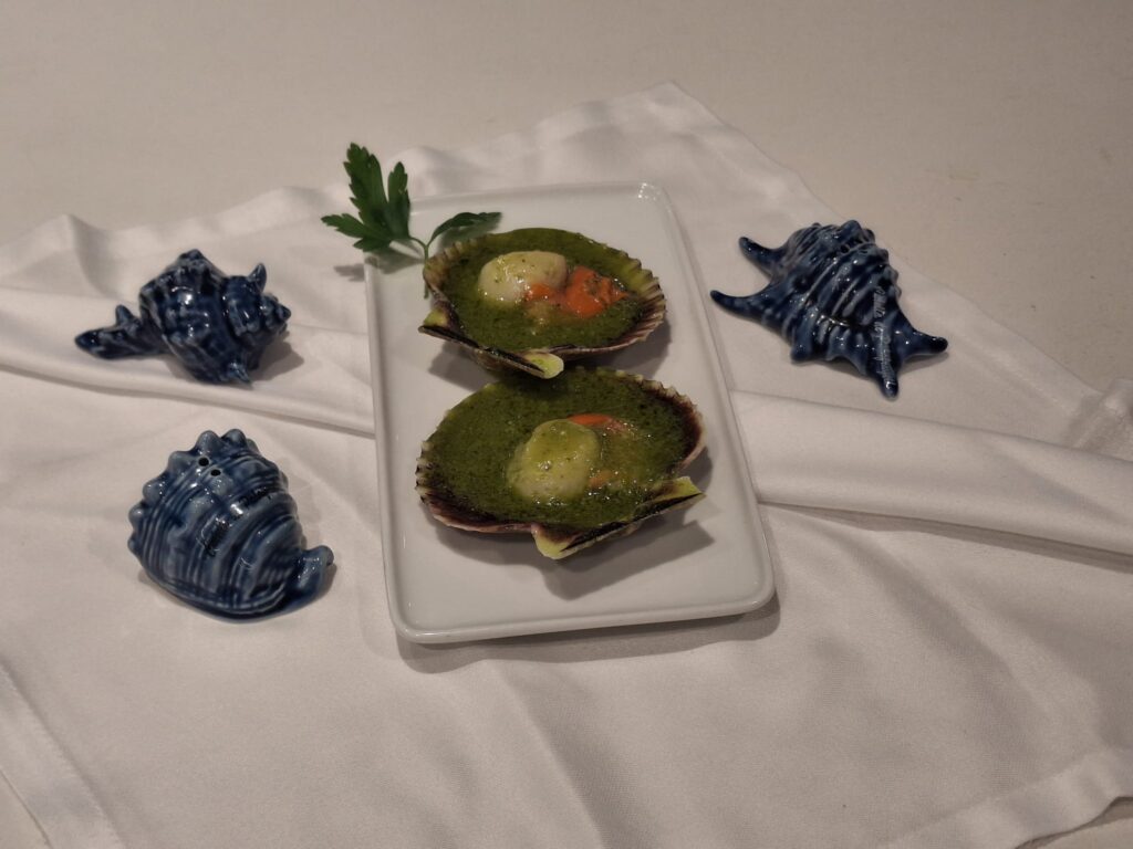 Zamburiñas en salsa verde especial del Bar Restaurante El Mosquito de Pamplona