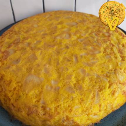 Tortilla de patata tradicional del Xalba Café de Pamplona
