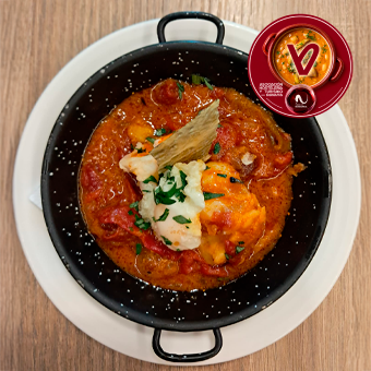 Bacalao ajoarriero al estilo de La Picachilla con mucho sabor y con mucho amor
