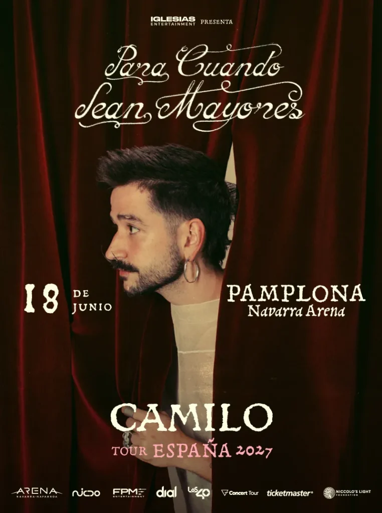 camilo 18 de junio 2027. Navarra Arena